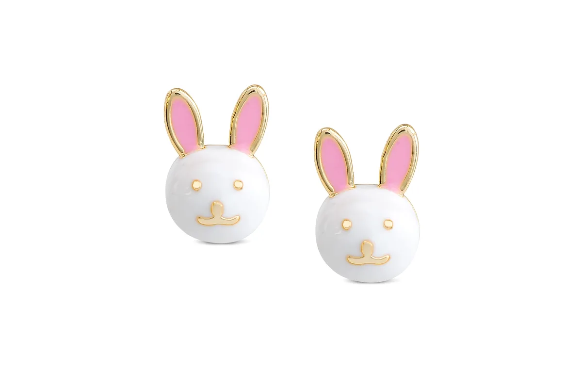 Bunny Rabbit Stud Earrings by Lily Nily