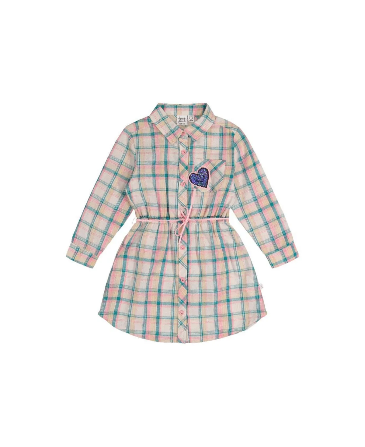 Shirt Dress with Belt by Deux Par Deux