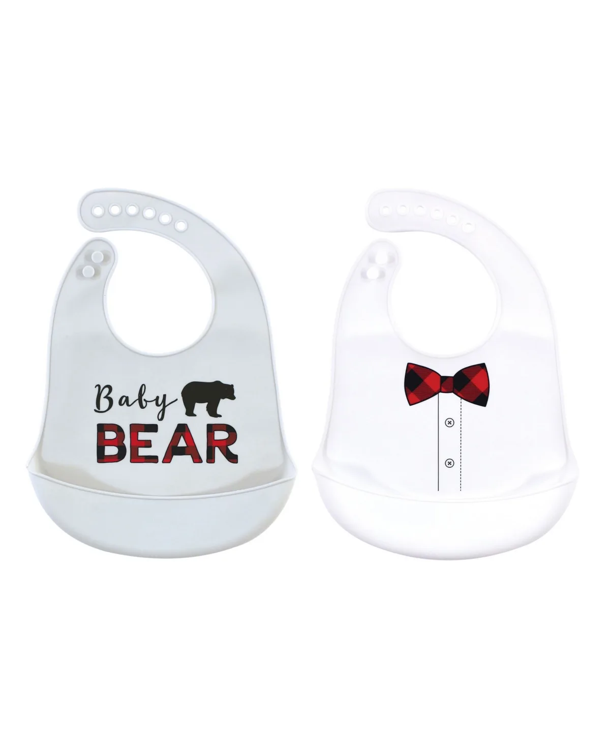Silicone Bibs 2pk by Little Treasure