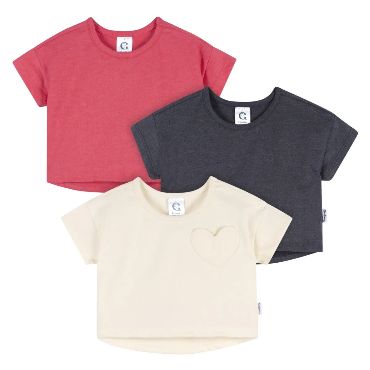 Short Sleeve T-Shirts, 3-Pack by Gerber