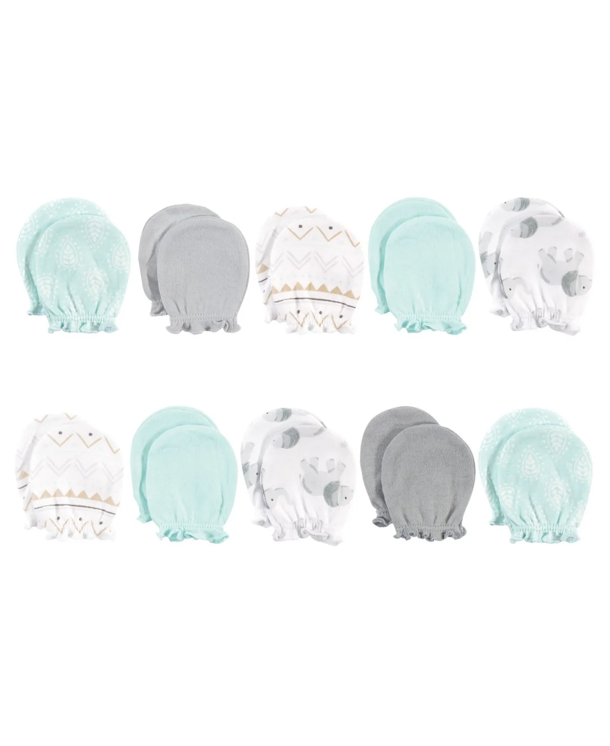 Cotton Scratch Mittens 10pk by Hudson Baby