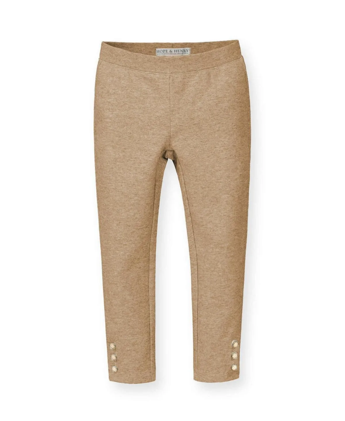 Button Cuff Ponte Pant by Hope & Henry