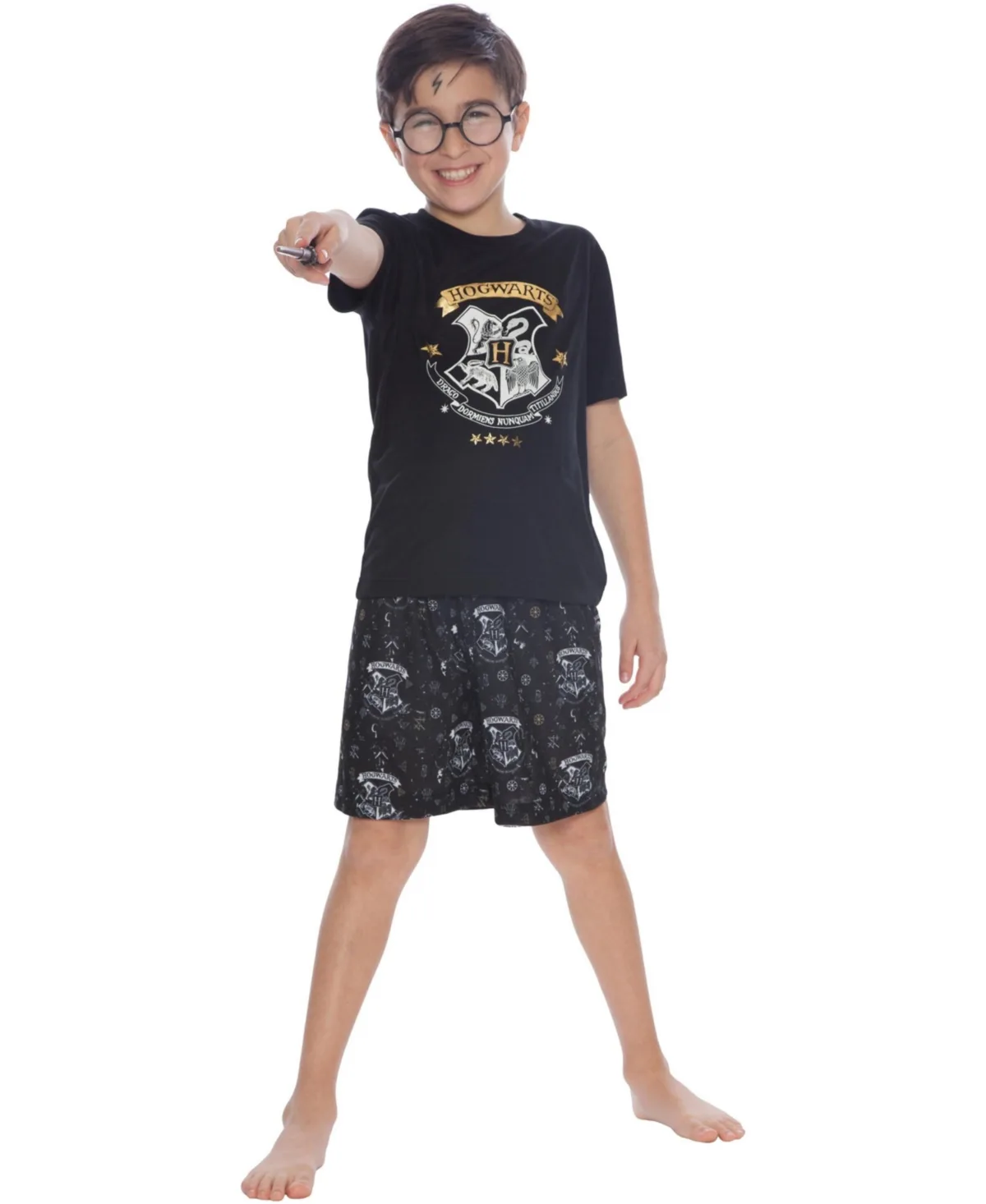Hogwarts Crest Wizard 2-Piece Pajama Short Set by Harry Potter