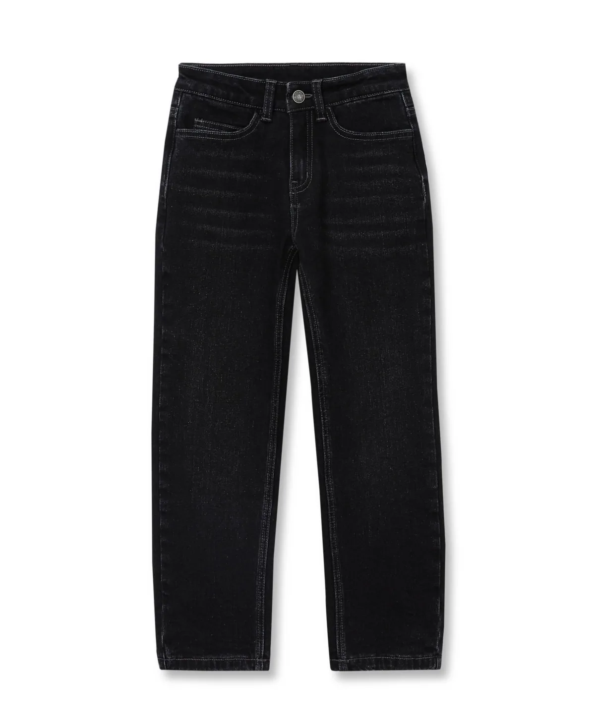 Relaxed Straight-Leg Denim Jeans by Lands' End