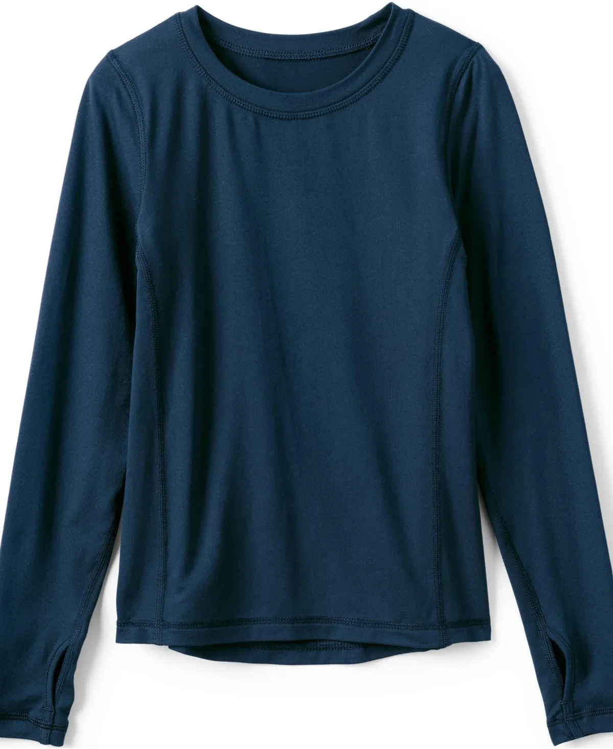 Thermal Base Layer Long Underwear Thermaskin Crew Neck Shirt by Lands' End