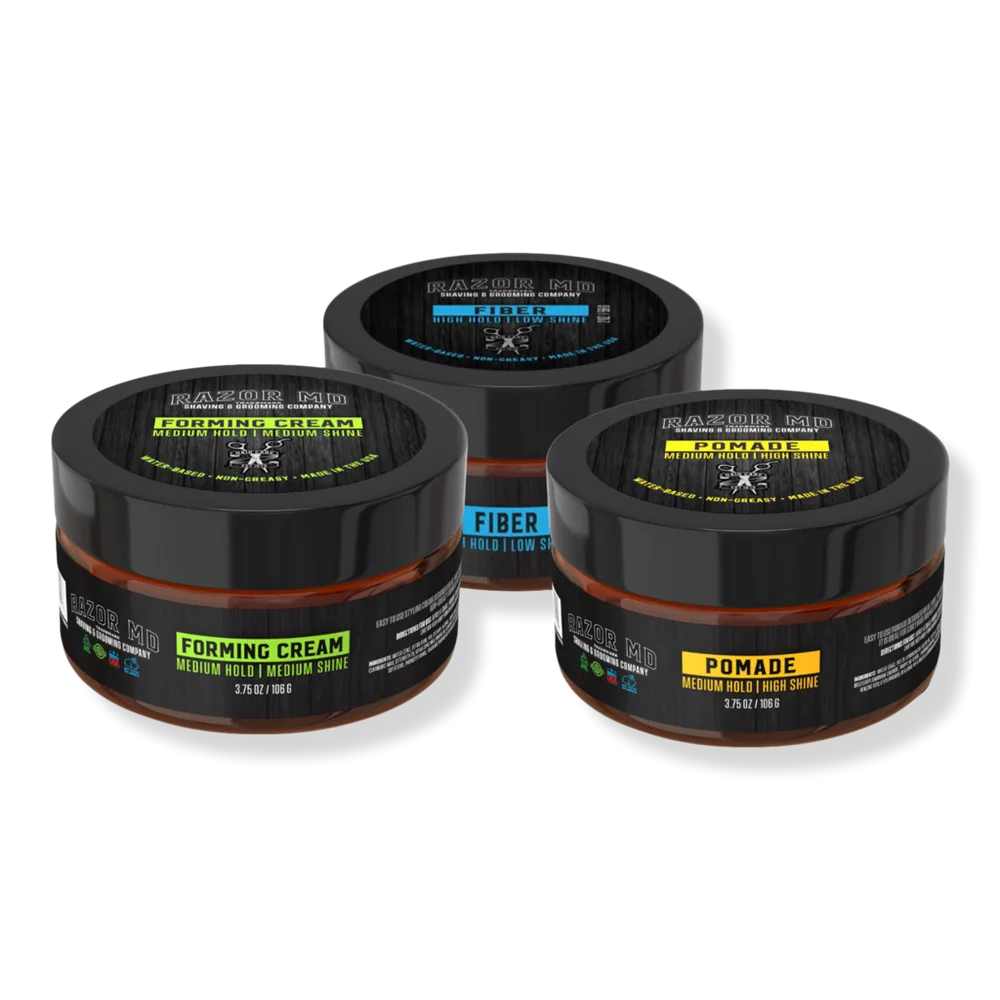 Three Piece Hair Styling Gift Set by RAZOR MD