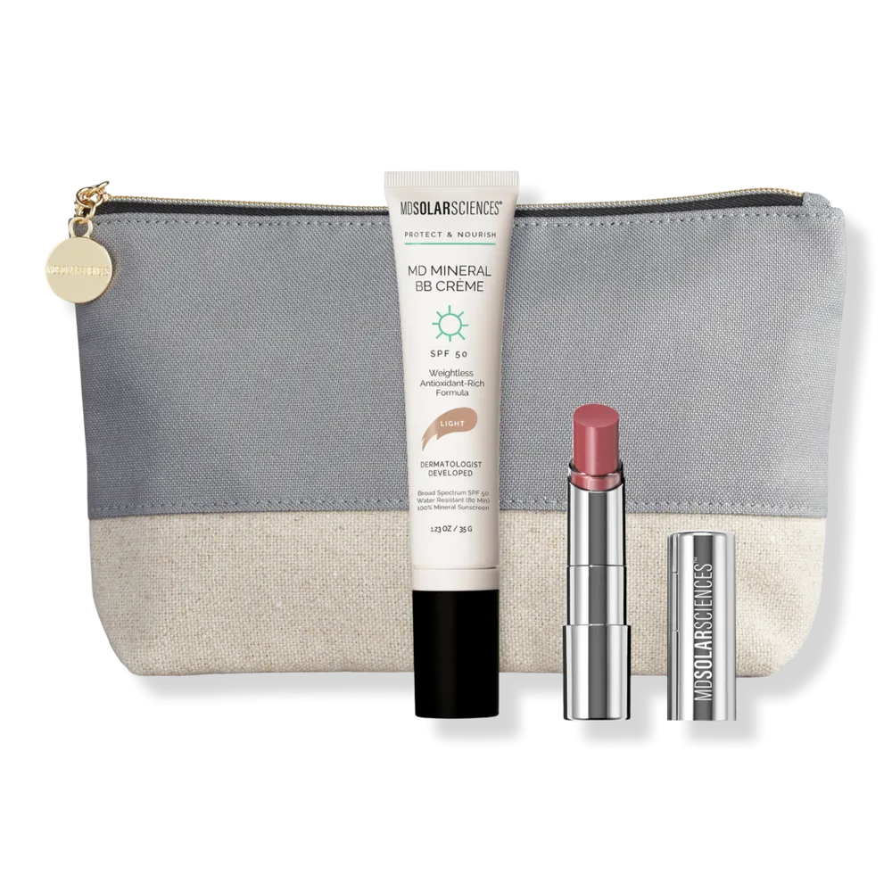Balm Squad - SPF BB Creme & Lip Balm Set with Bag by MDSolarSciences