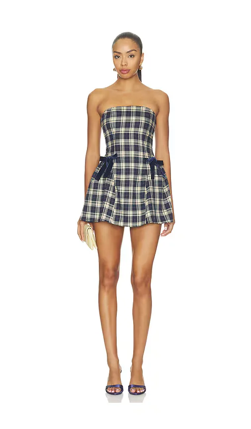 Kiana Strapless Mini Dress by MORE TO COME