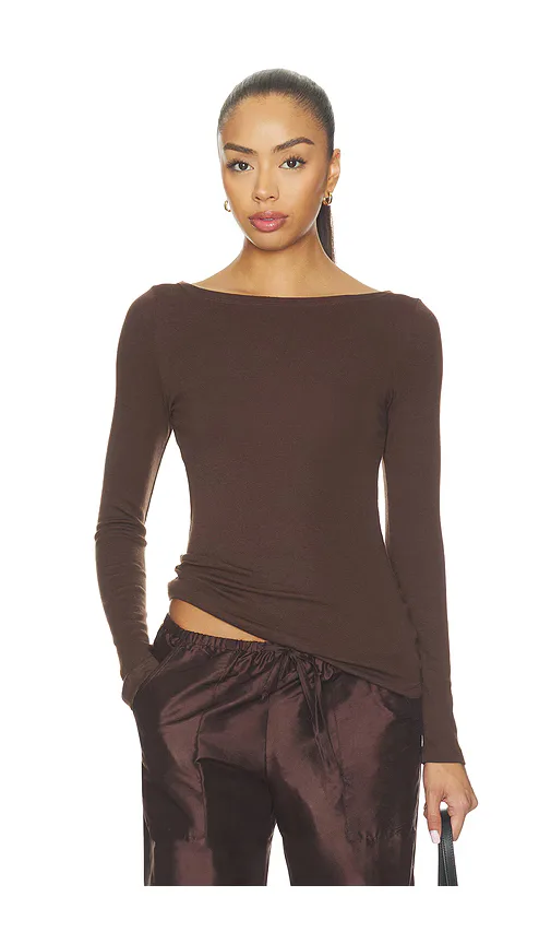 Lane Boat Neck Top by Artless