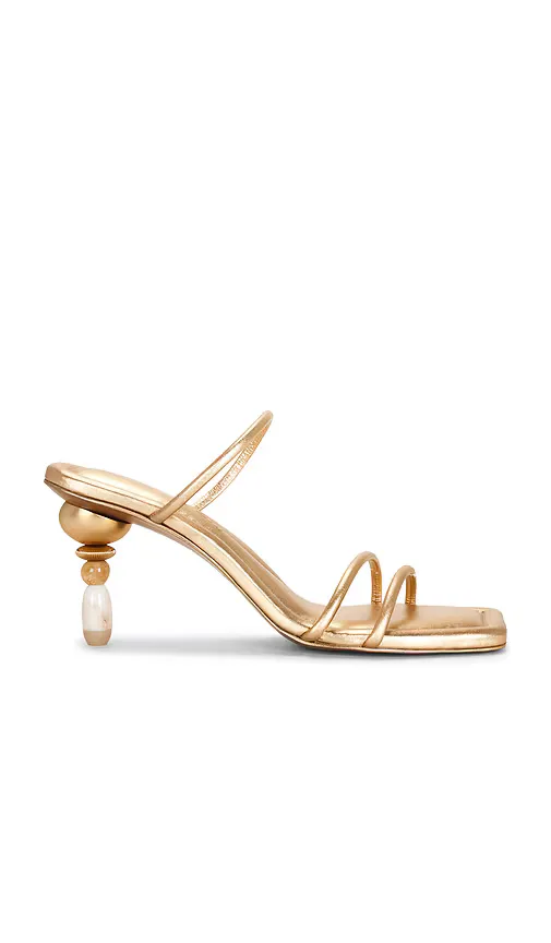 Reign Sandal - Brass