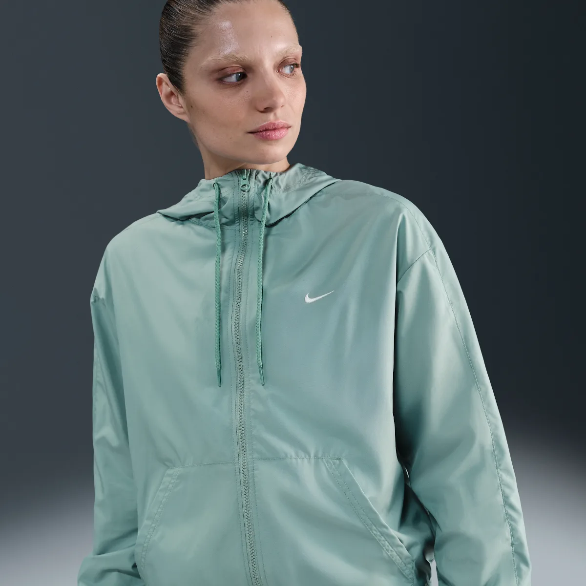 Nike Sportswear Classic Wovens Loose UV Hooded Jacket by Nike