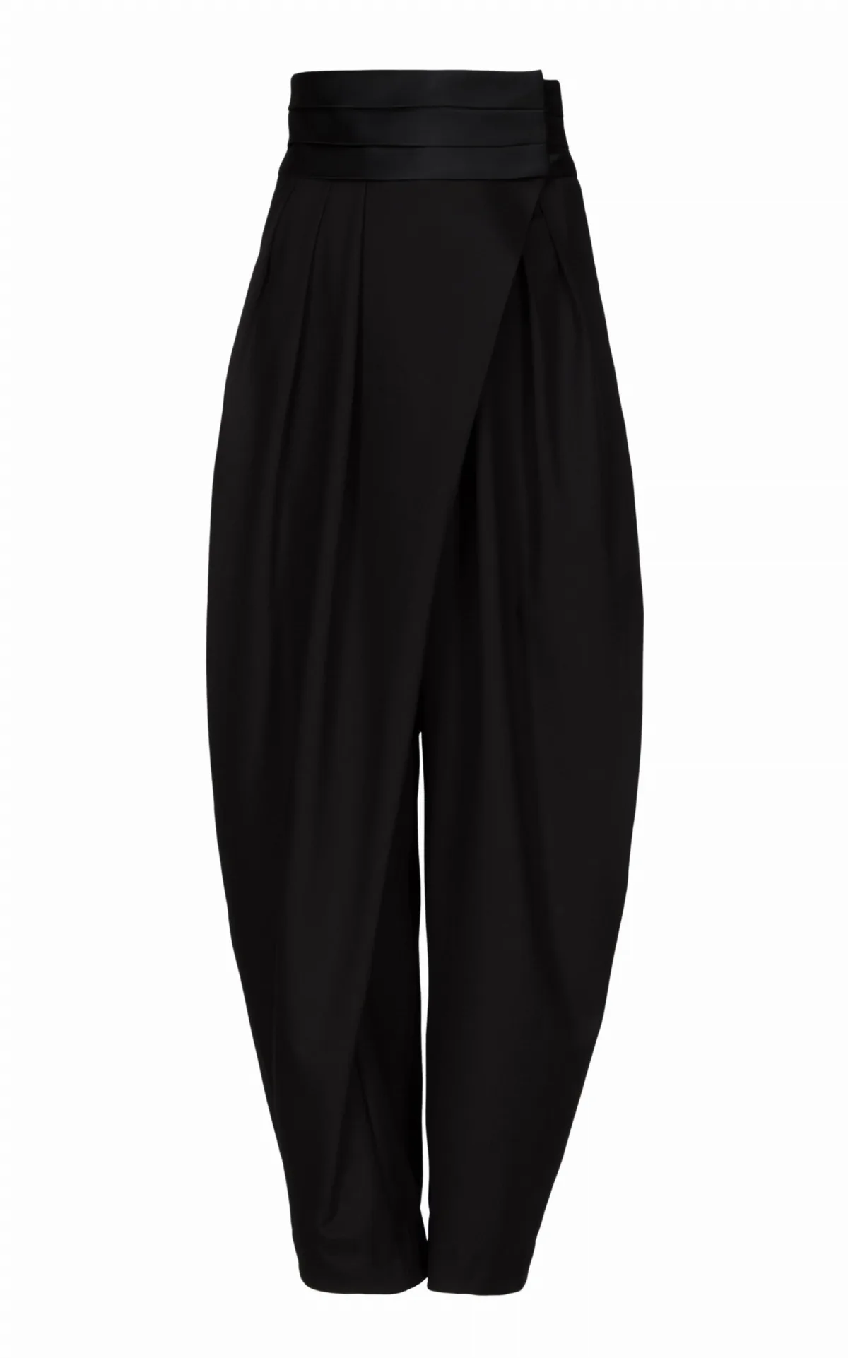 Tuxedo Round Wool Pants by ALAÏA