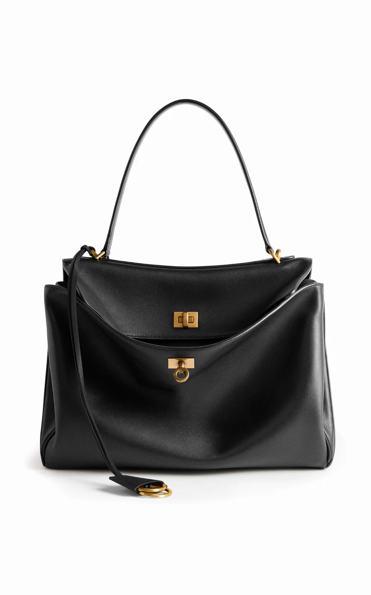 Rodeo Medium Leather Top Handle Bag