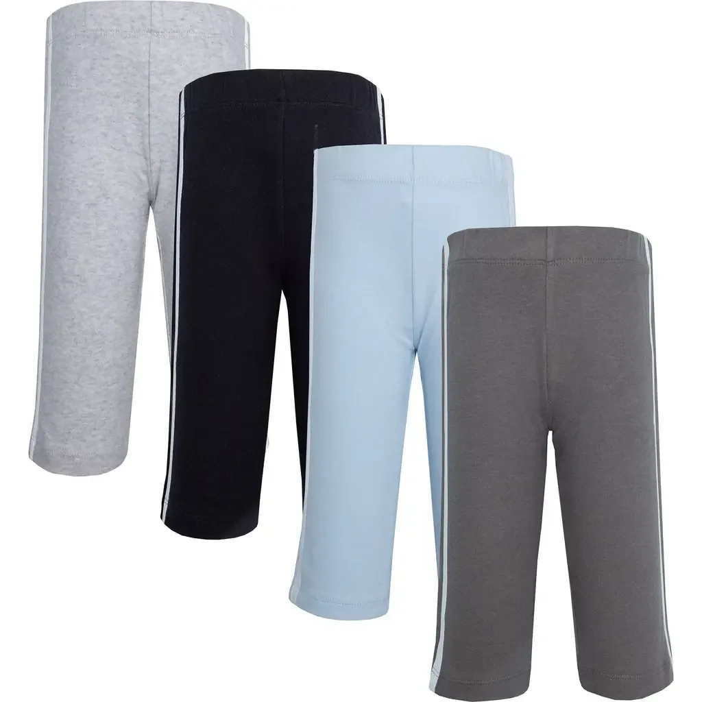4pk Cotton Athletic Pants by Hudson Baby