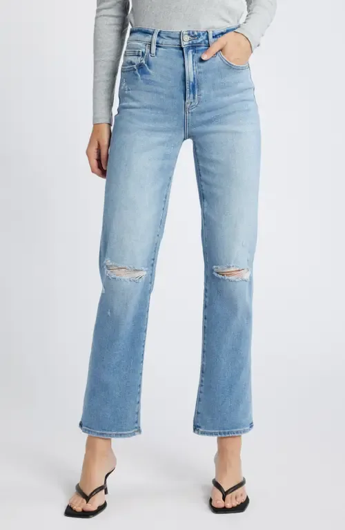Ripped Straight Leg Jeans by HIDDEN JEANS