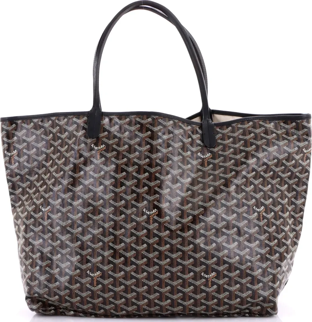 Saint Louis Tote Coated Canvas GM by Pre-Owned Goyard