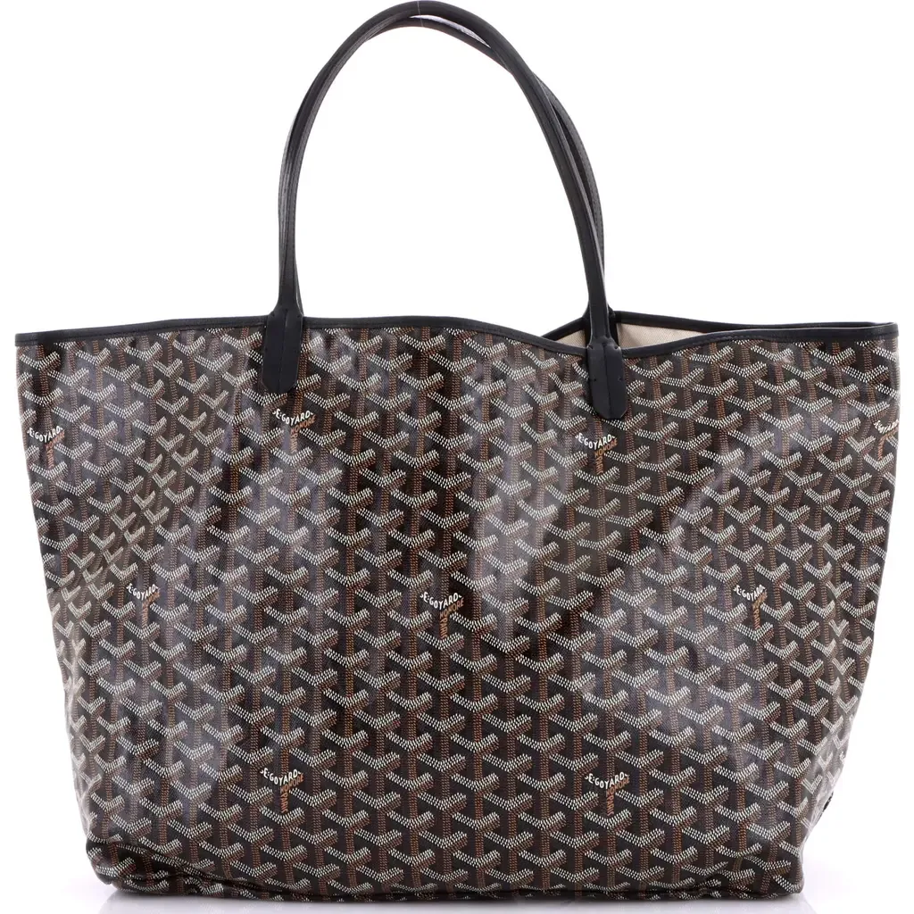 Saint Louis Tote Coated Canvas GM by Pre-Owned Goyard