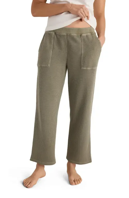 Organic Cotton Waffle Straight Leg Pants by Haven Well Within