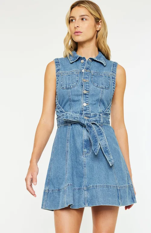 Kim Sleeveless Mini Dress by Official Kancan USA