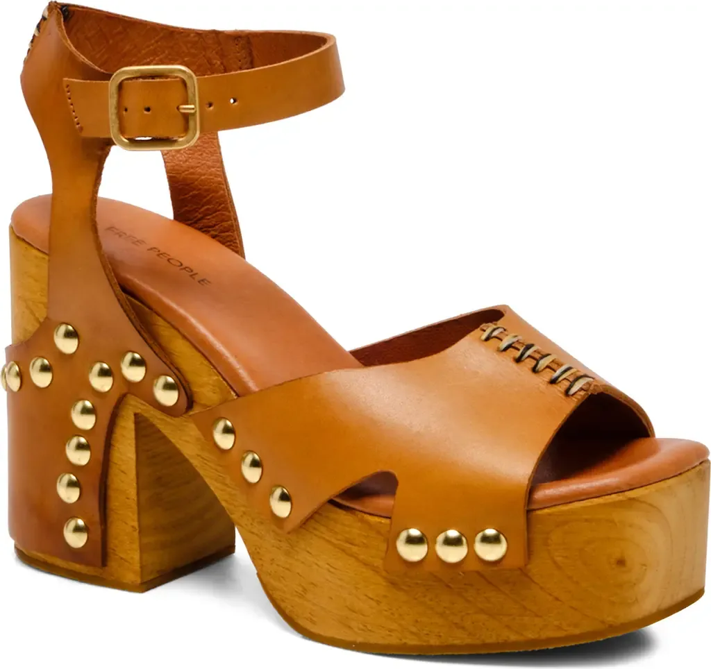Cecily Ankle Strap Platform Sandal by Free People