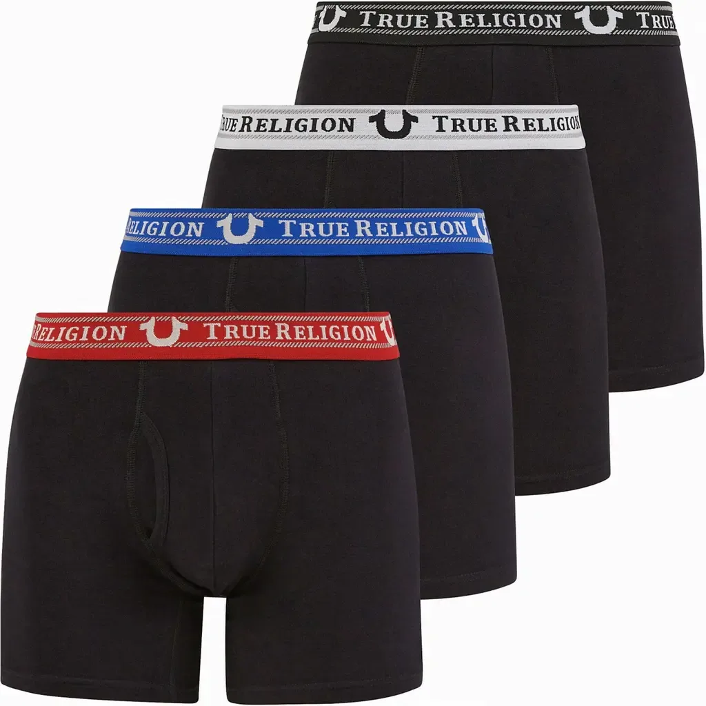 Boxer Briefs Stretch Underwear Pack of 4 by True Religion