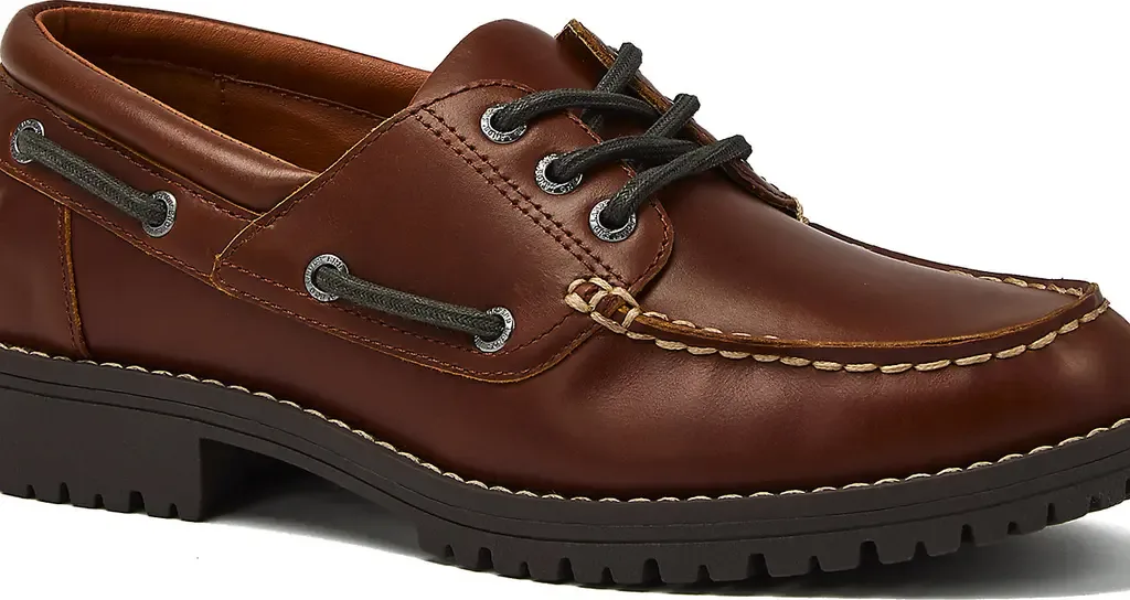 Seaport Leather Lace Up Boat Shoes