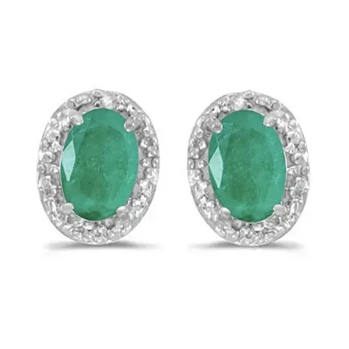 14K Gold Diamond & Gemstone Earrings by ALLUREZ