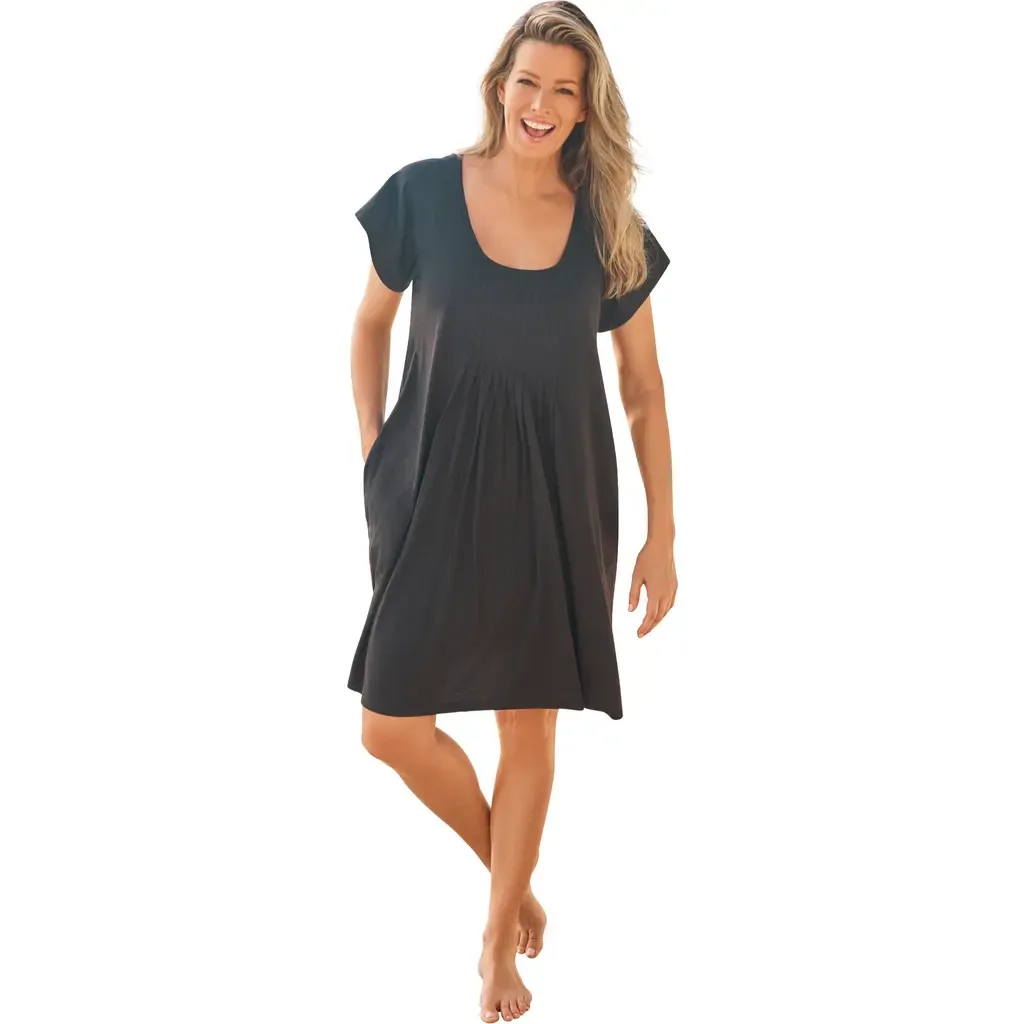 Box Pleat Cover Up by Swim 365
