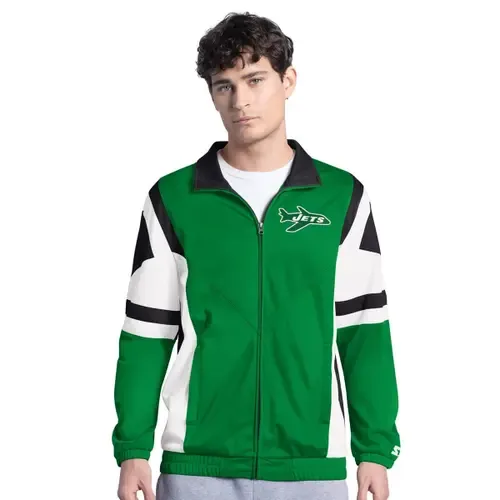 New York Jets Contender Vintage Logo Full-Zip Track Jacket by STARTER