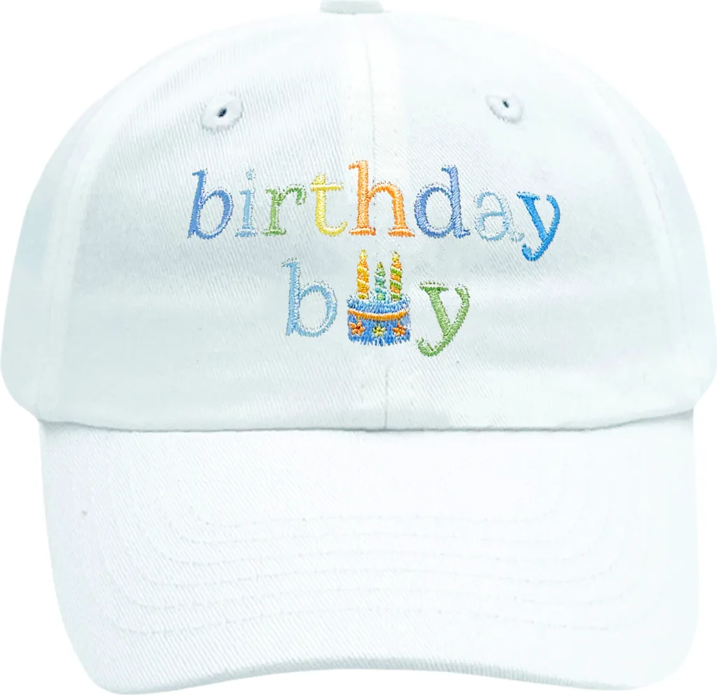Birthday Boy Twill Baseball Hat by Bits & Bows