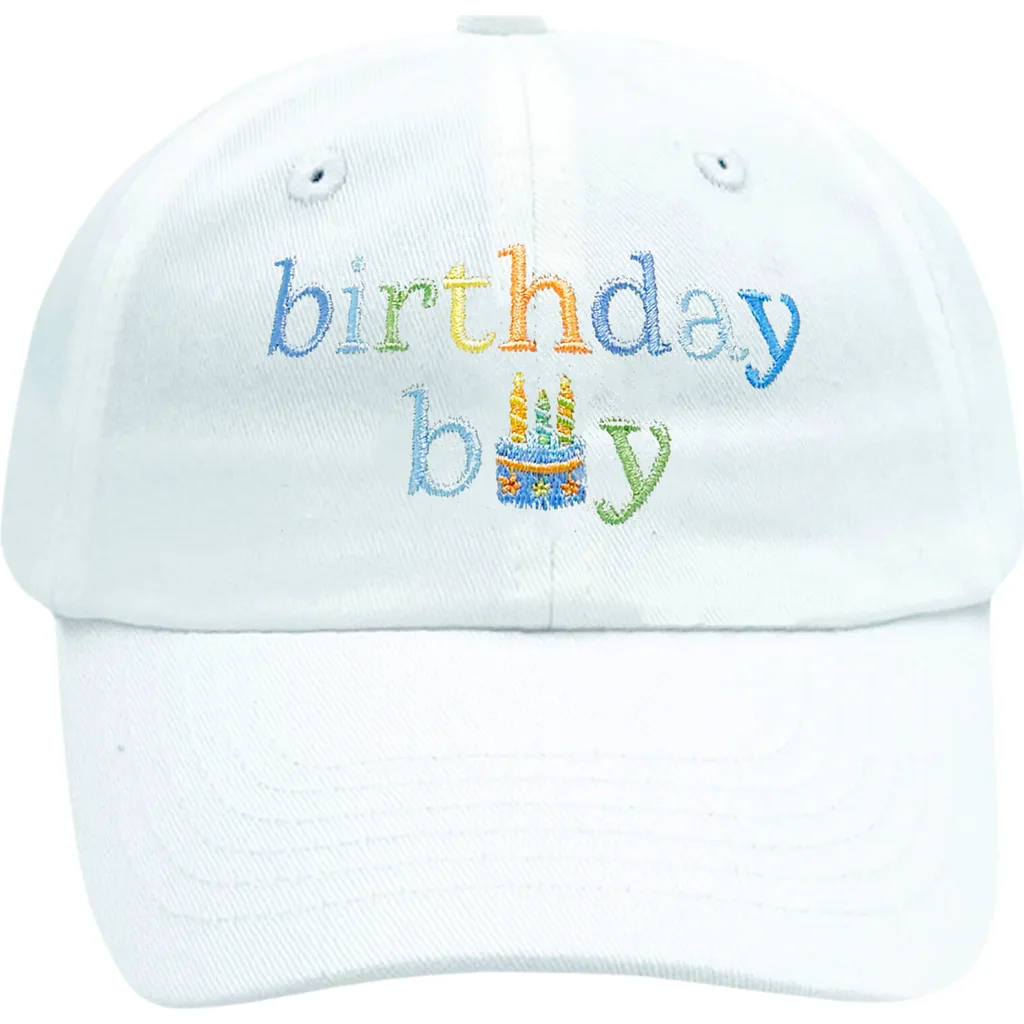 Birthday Boy Twill Baseball Hat by Bits & Bows