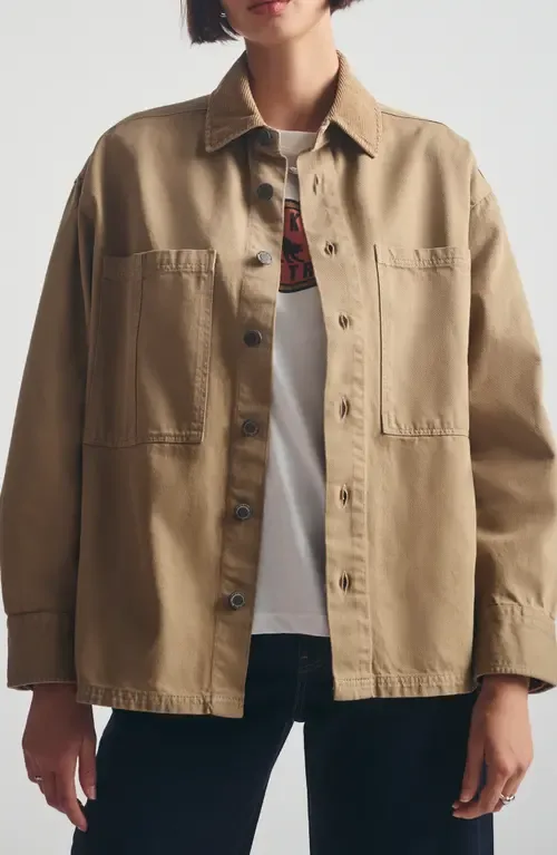 Corduroy Collar Overshirt by Brooklyn Industries