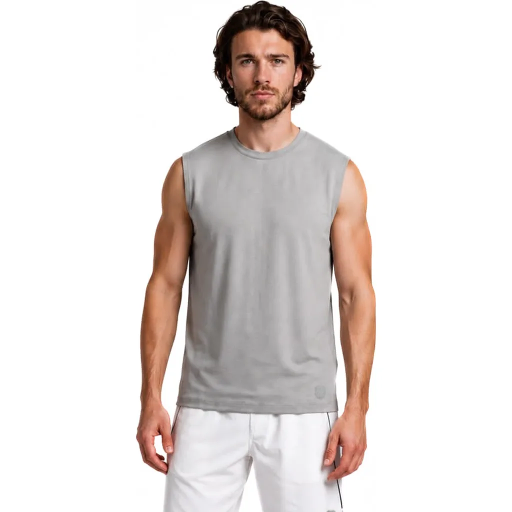 Performance Heathered Peached Jersey Muscle Tank by K-Swiss