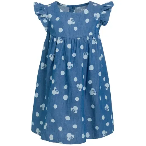 Minnie Mouse Sleeveless Chambray Dress by Disney