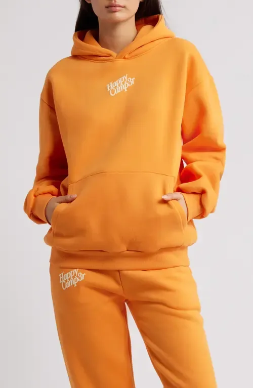 Puff Series Core Logo Cotton Blend Hoodie by HAPPY CAMP3R