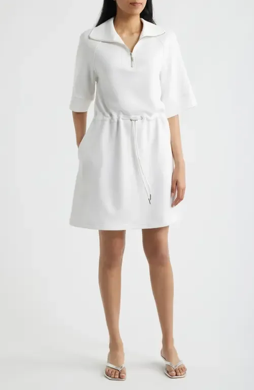 Quarter Zip Scuba Knit Dress by Bernardo
