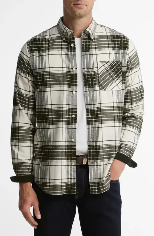 Embergate Tailored Plaid Cotton Shirt by Barbour
