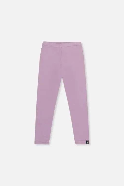 Rib Vertical Texture Elastic Waist Leggings by Deux par Deux