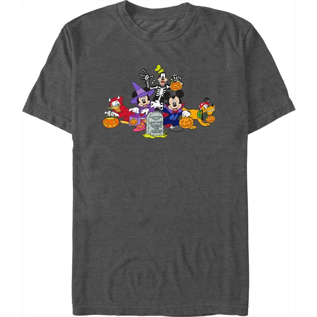 Mickey & Friends Halloween Group Shot T-Shirt by Mickey & Friends