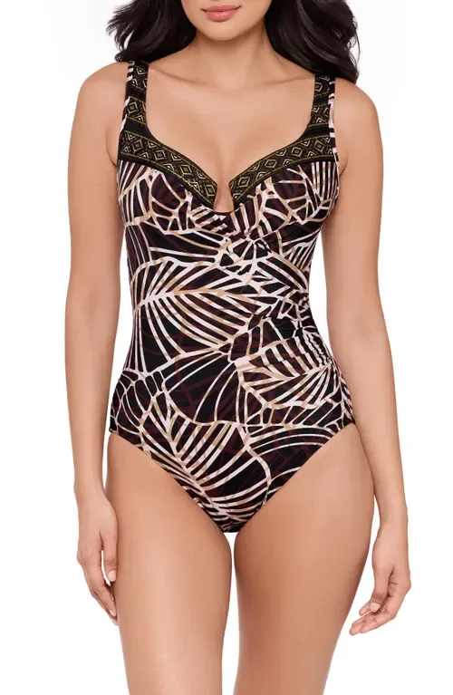 Let's Be Fronds Escape One Piece Swimsuit by Miraclesuit®