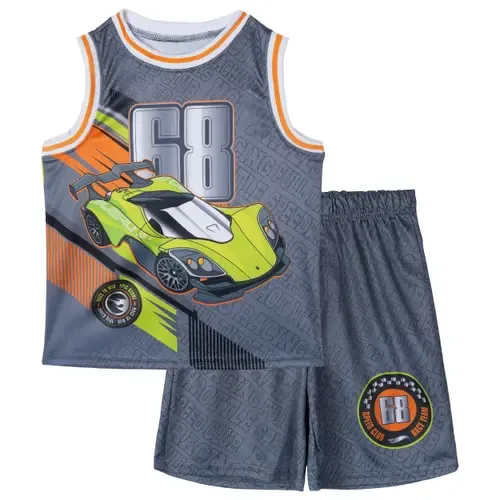 Athletic 2-Piece Tank Top and Shorts Set by Hot Wheels