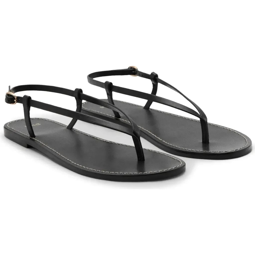 Ankle Strap Thong Sandal