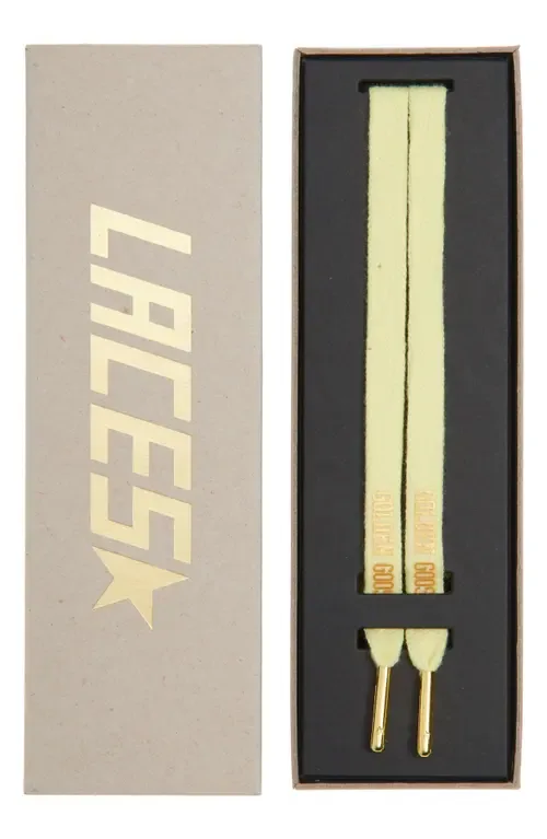 Logo Shoelaces by Golden Goose