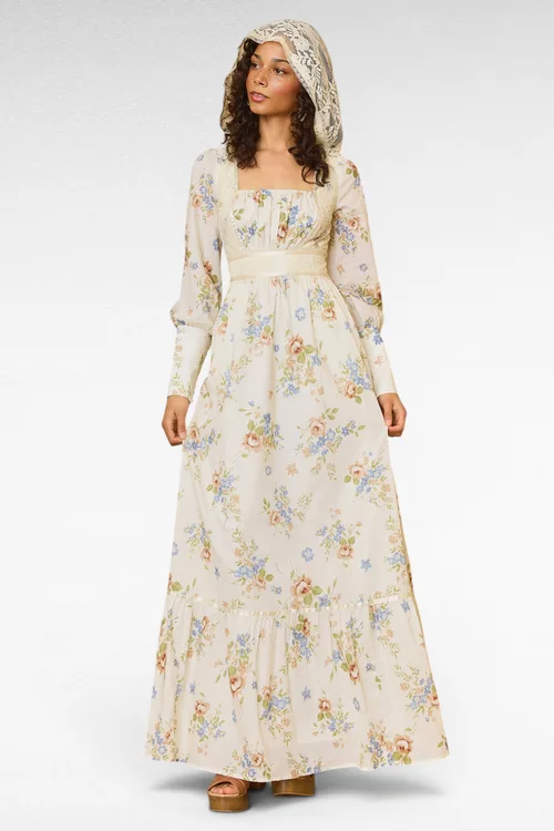 Carol Hooded Maxi Dress, ModCloth x Gunne Sax by ModCloth