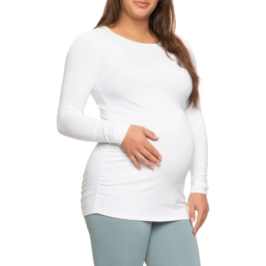 Stretch Cotton & Modal Maternity T-Shirt by Felina