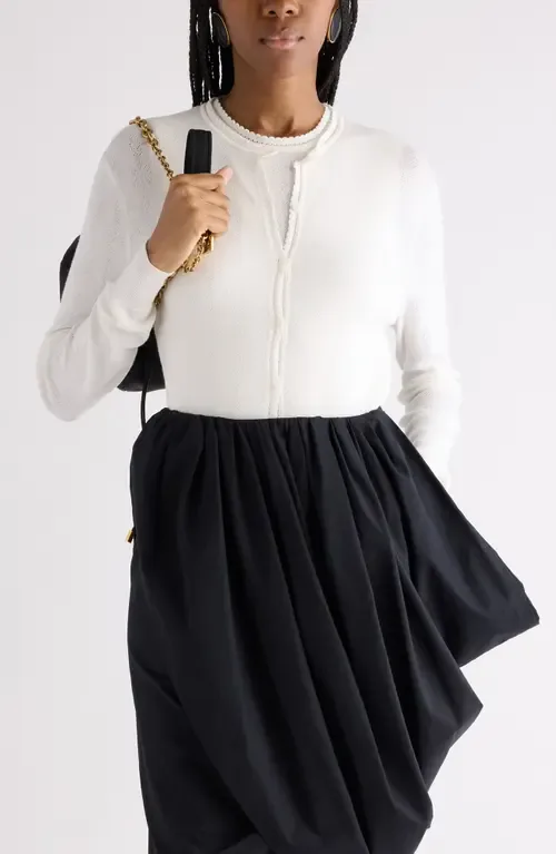 Wool Pointelle Underpinning Cardigan by Chloé