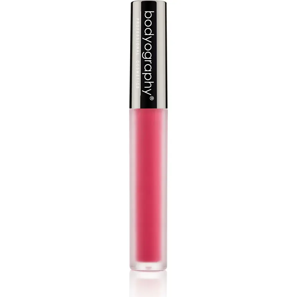 Lip Lava Liquid Lipstick in Heartbreaker -Pink Red Matte by Bodyography