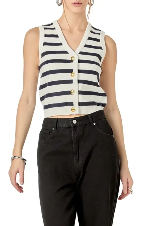 Knit Vest by English Factory