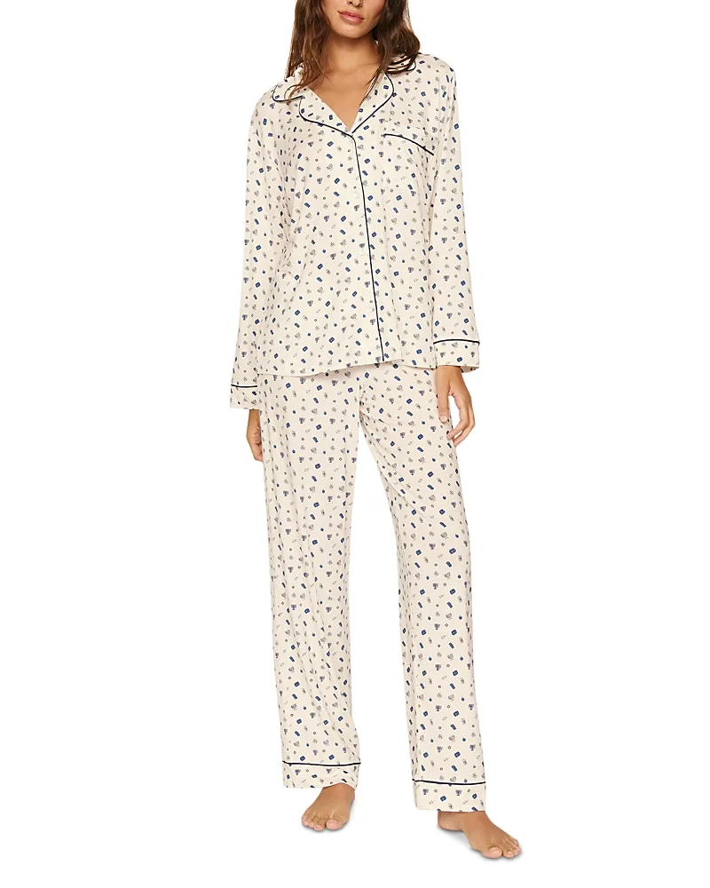 Gisele Printed Long Pajama Set