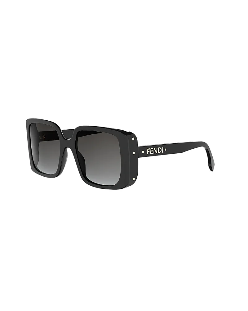 Frame Oversized Square Sunglasses, 55mm by FENDI